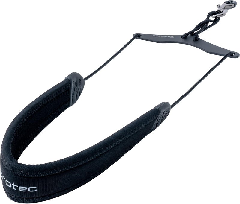 Pro-Tec حزام رقبة ساكسفون نيونبرين بطول 24 بوصة مع شريط راحة - أسود (موديل NB305M) ، طويل - Image 4